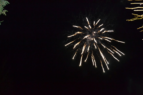 I was shooting fireworks :) entry