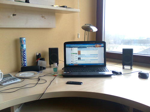 This is my desk :) entry